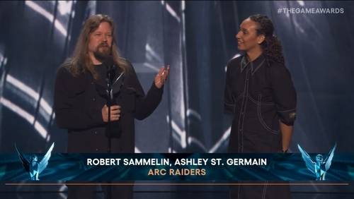 넥슨 '아크 레이더스', 더게임어워드 수상 [TGA 2025 중계 영상 캡처]