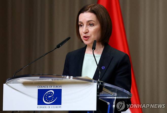 마이아 산두 몰도바 대통령 [로이터 연합뉴스 자료사진. 재판매 및 DB 금지]