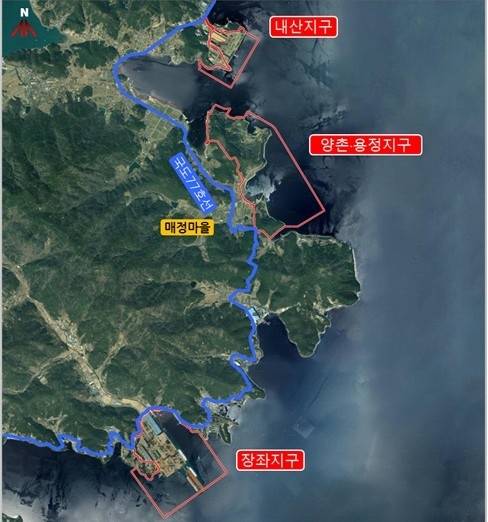 고성조선해양산업특구 위치도. /고성군
