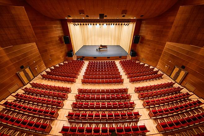 달서아트센터 청룡홀 내부 모습. <달서아트센터 제공>