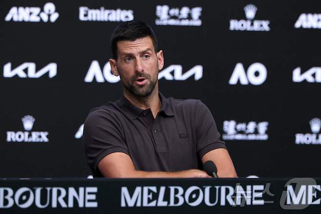 테니스 메이저 대회 25회 우승에 도전하는 조코비치.ⓒ AFP=뉴스1