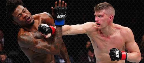 스티븐 톰슨(오른쪽). 사진=UFC