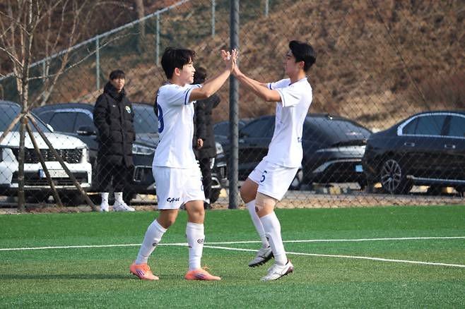 중앙대 선수들. 사진=대학축구연맹