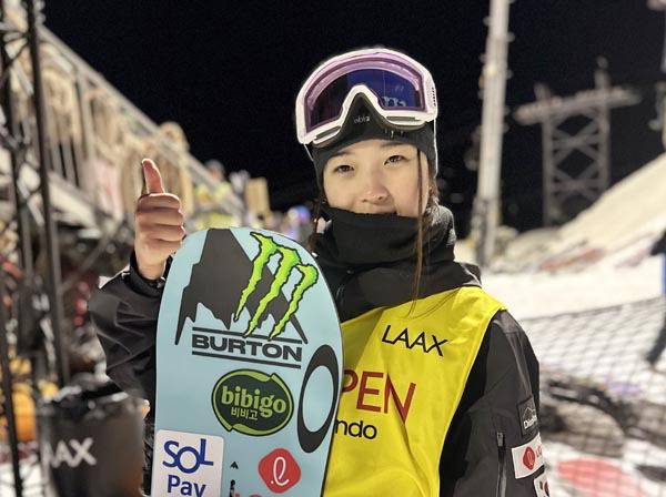 스노보드 최가온, 월드컵 시즌 3승…올림픽 금빛 기대
