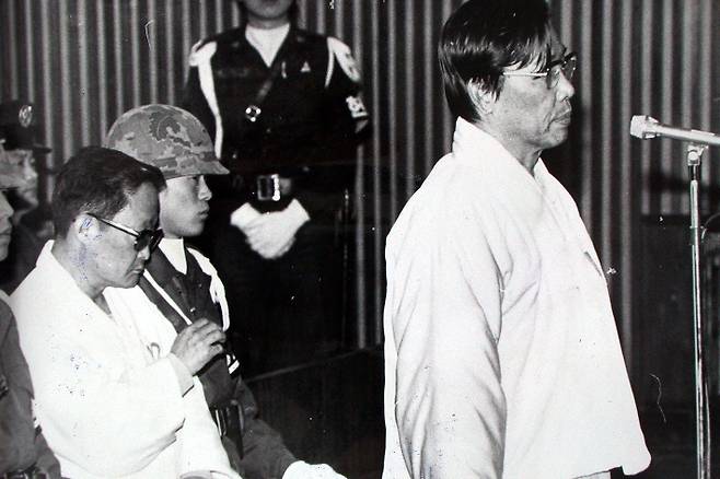 박정희 전 대통령을 피살한 김재규 전 중앙정보부장(오른쪽). 연합뉴스