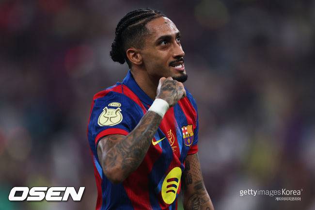 '공격 핵심 전력' 하피냐, 부상으로 소시에다드전 결장 [공식발표]