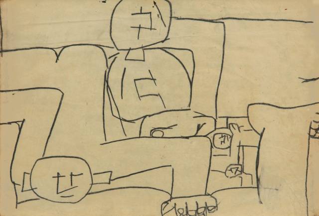 이중섭, 무제, 19.2×26.8cm, 3500만~8000만 원 / 제공=케이옥션