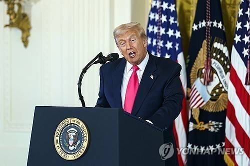 트럼프 대통령 [EPA=연합뉴스 자료사진. 재판매 및 DB 금지]