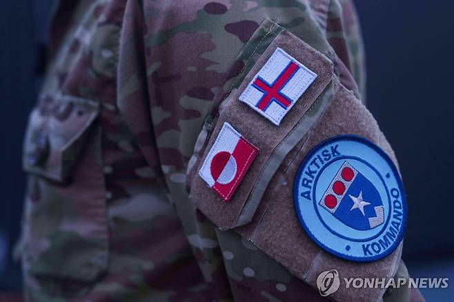 덴마크군 북극합동사령부 휘장 [AP 연합뉴스 자료사진. 재판매 및 DB 금지]
