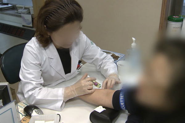 진료를 받고 있는 모습. 연합뉴스