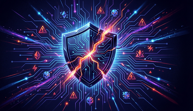 침해사고가 급증하는 원인은 공격 방식의 자동화와 지능화, 클라우드와 SaaS 도입 확대로 인한 공격 표면 변화, 내부 침투 후 횡적 이동을 통한 피해 확산 등이 꼽히고 있다. (이미지=나노 바나나로 생성)