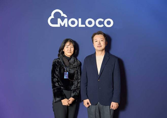 (왼쪽부터) 손윤정 인크로스 대표, 안재균 몰로코 한국 지사장. (사진=인크로스)