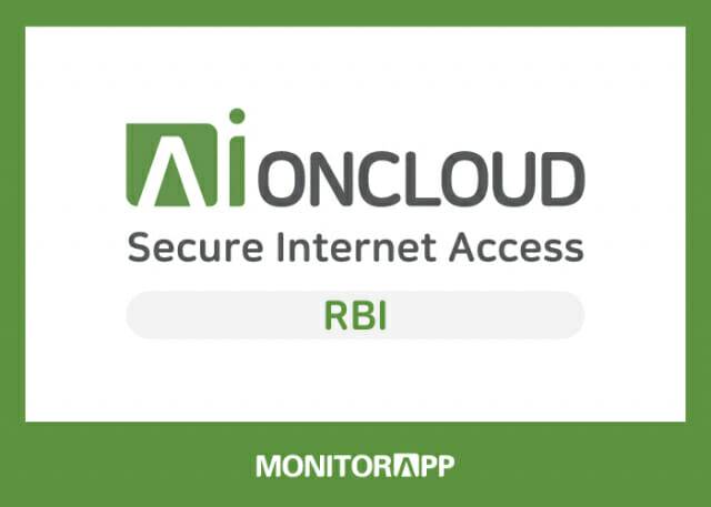 아이온클라우드 원격 브라우저 격리(RBI) 관련 이미지. (사진=모니터랩)