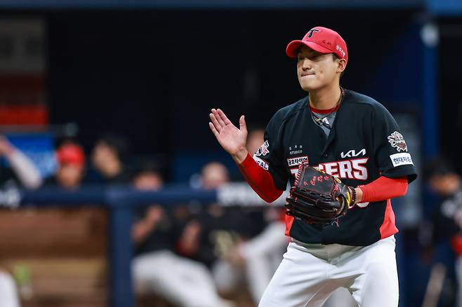 지난 시즌 고척 키움전에 선발 등판한 오른손 투수 김도현. KIA 제공