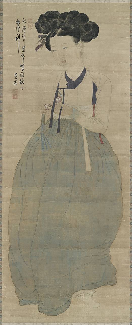 신윤복 '미인도'  [사진=간송미술문화재단]