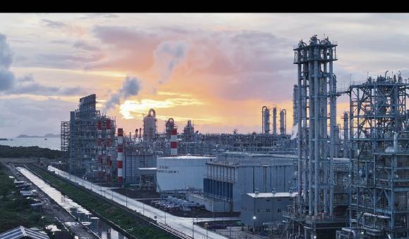 롯데케미칼 인도네시아(LCI) 석유화학단지 전경. [사진=롯데그룹]