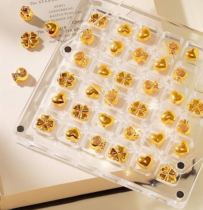 서울 종로구 귀금속 거리에 위치한 '골드팡' 매장 홈페이지에서 콩알금을 판매하고 있다. /사진=콜드팡 홈페이지 갈무리