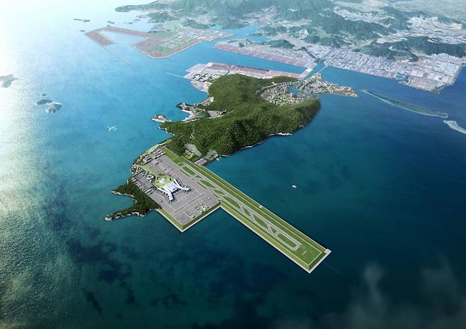 가덕도신공항 조감도./사진제공=가덕도신공항건설공단