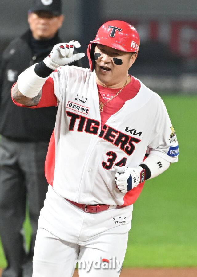 2024년 한국시리즈 당시 최형우./마이데일리