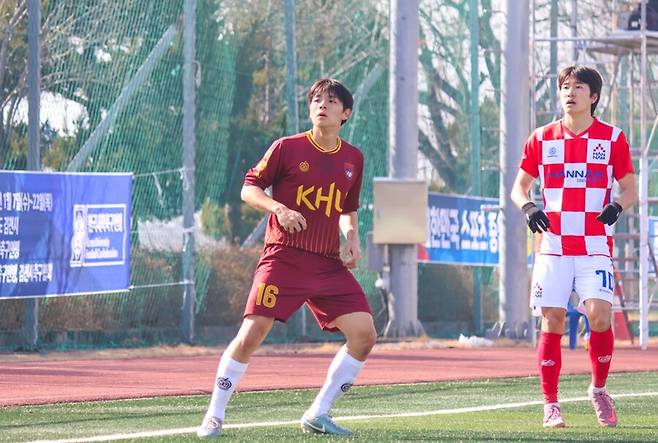 ▲ FC서울 유스 오산고 출신 경희대 공격수 한준희. ⓒ한국대학축구연맹