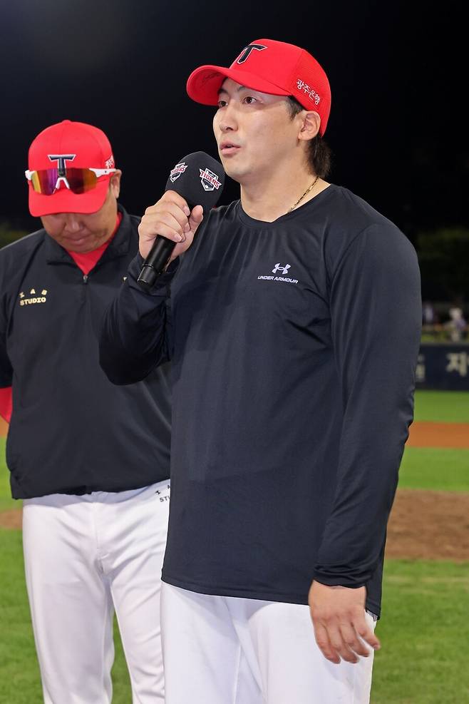 ▲ 나성범을 비롯한 선수단은 올해 팀을 감싸고 있는 부정적인 시선을 말보다 행동으로 지워나간다는 각오다 ⓒKIA타이거즈