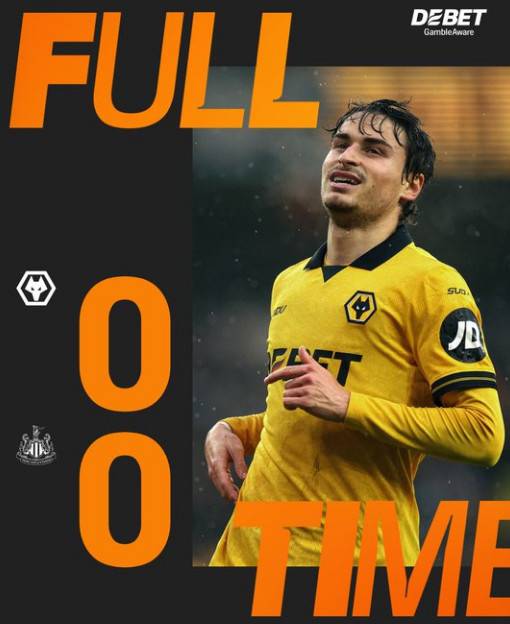 울버햄튼은 18일(한국시간) 영국 울버햄튼의 몰리뉴 스타디움에서 열린 뉴캐슬과의 '2025~2026시즌 잉글리시 프리미어리그(EPL)' 22라운드 홈 경기에서 0-0으로 비겼다. /사진=울버햄튼 공식 SNS 갈무리