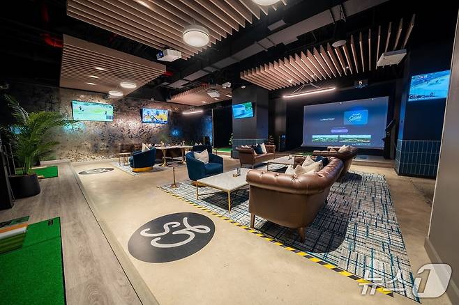 골프존소셜 3호전 뉴욕 브루클린 내부 전경 (골프존 제공)