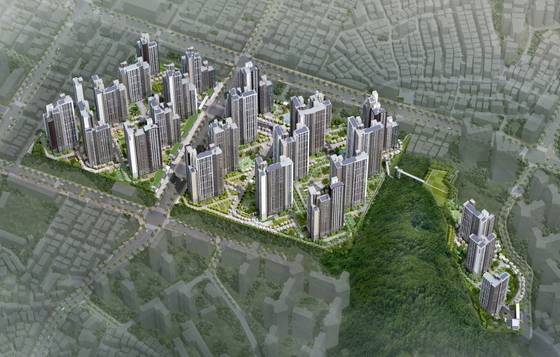 힐스테이트 광명11 조감도(현대건설 제공) 뉴스1 ⓒ News1