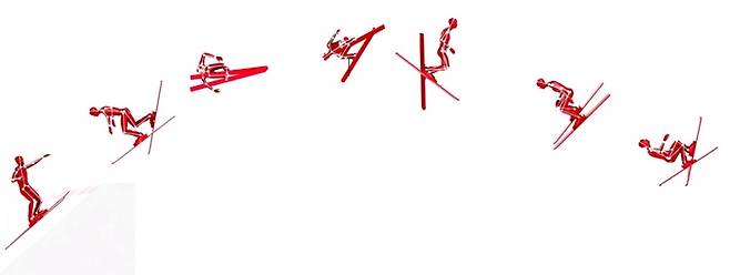 빅 에어 종목에 도입된 고속 카메라 컴퓨터 비전 기술 이미지. 사진 | 오메가