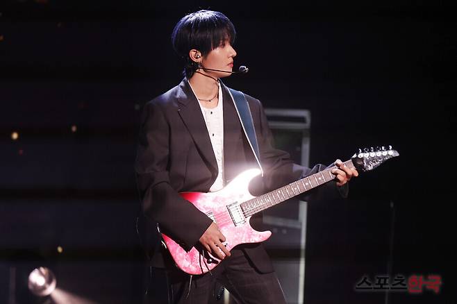 첫 번재 정규앨범 '이볼브(EVOLVE)' 발매 기념 미디어 쇼케이스에 참석한 그룹 캐치더영 안기훈. 2026.1.19 ⓒ이혜영 기자 lhy@hankooki.com