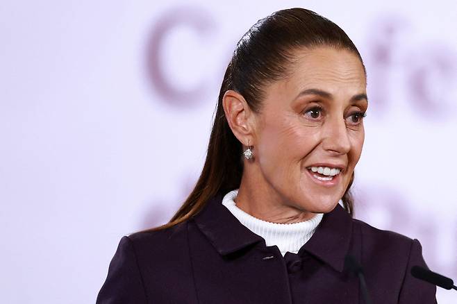 클라우디아 셰인바움 멕시코 대통령. /로이터 연합뉴스