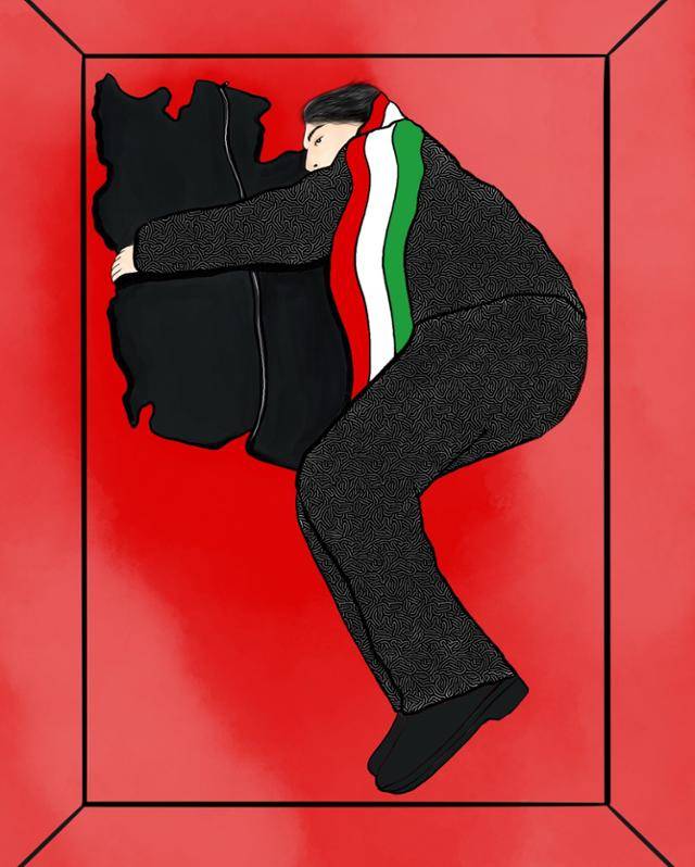 사회관계망서비스(SNS)에서 이란 이주민 및 사회운동가들이 '이란 생명은 소중하다'는 해시태그를 달며 첨부하고 있는 그래픽 중 하나. 이란인 한국 유학생 '니유사(계정명)' 제공.