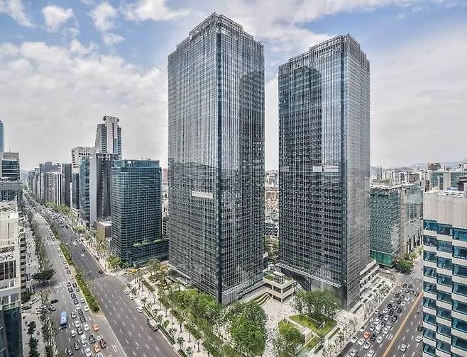 서울 강남구 테헤란로 '센터필드' 전경. 연합뉴스