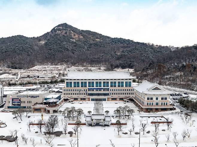경북교육청 전경.