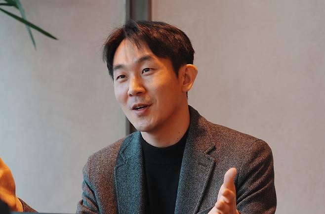 스타트업 에너지렌트의 최제훈 대표가 지난 19일 서울 광진구 한 호텔에서 벤처기업협회가 진행한 ‘스케일업 사업계획서 작성 워크숍’에서 헤럴드경제와 만나 인터뷰를 진행하고 있다. [벤처기업협회]