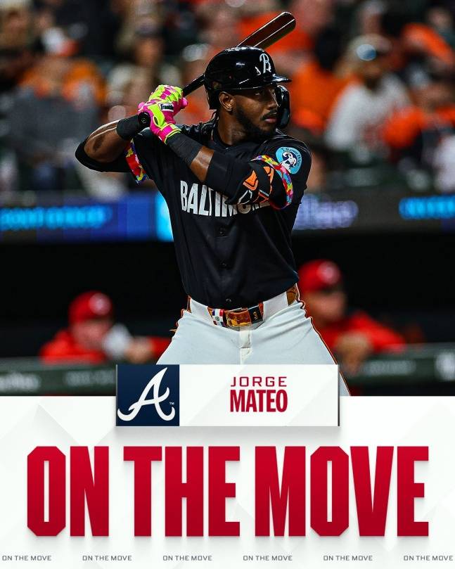 호르헤 마테오가 애틀랜타로 이적했다. /사진=MLB.com 공식 SNS 갈무리