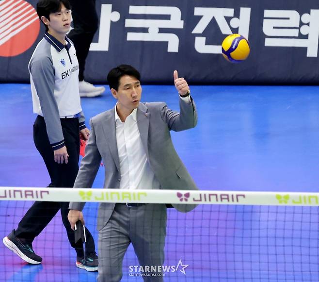 [한번에쓱]'셧아웃 한번 가자!' 한전 권영민 감독