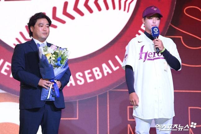 지난해 9월 2026 KBO 신인 드래프트에서 키움 히어로즈에 전체 1번으로 지명된 투수 박준현. 엑스포츠뉴스 DB