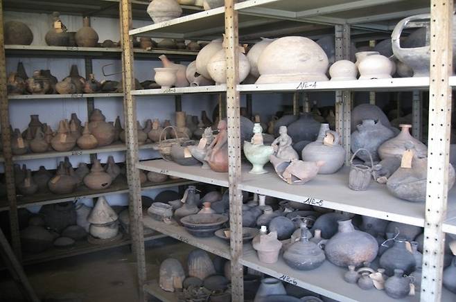 과거 DR콩고 국립박물관의 전신이었던 국립박물관협회 수장고 [김광수 제공. 재판매 및 DB 금지]