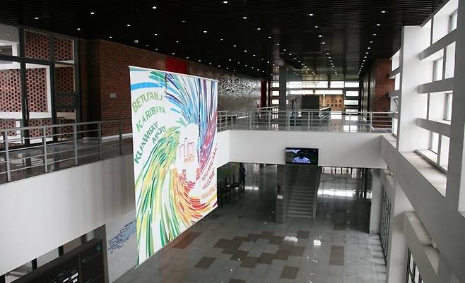 DR콩고 국립박물관 내부 [김광수 제공. 재판매 및 DB 금지]