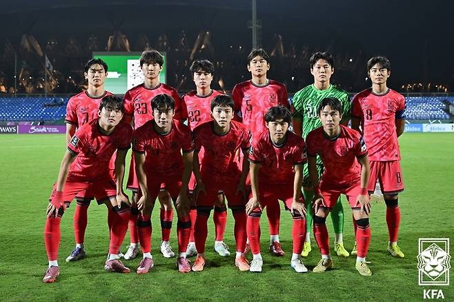 이민성 감독이 이끄는 한국 23세 이하(U-23) 축구대표팀 [대한축구협회 제공. 재판매 및 DB 금지]