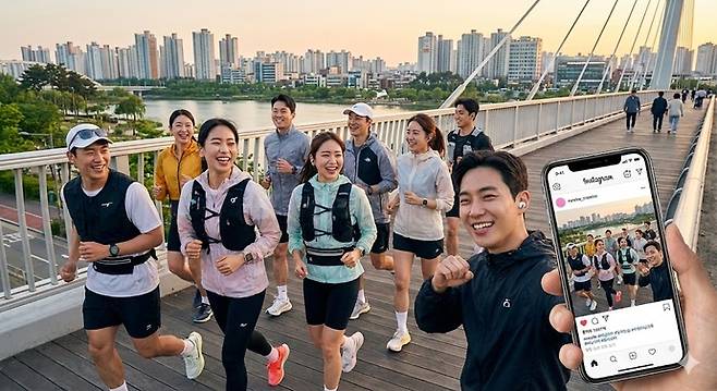 러닝코어 열풍의 밑바탕에는 MZ세대가 주도하는 커뮤니티형 러닝 문화가 자리하고 있다는 분석이 나온다. 사진=구글제미나이생성