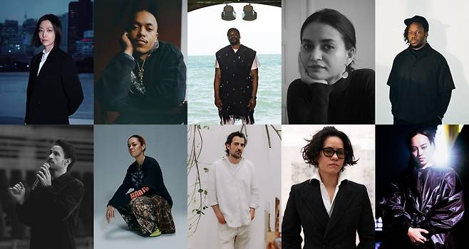 The winners of the 3rd Chanel Next Prize are seen in this composite photo provided by the Chanel Culture Fund. From top left, Kim A-young, Pol Taburet, Emeka Ogboh, Payal Kapadia, Ambrose Akinmusire, Marco da Silva Ferreira, Andrea Pena, Alvaro Urbano, Barbara Sanchez-Kane, Pan Daijing [CHANEL CULTURE FUND]