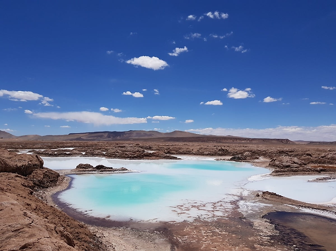 Argentina’s Hombre Muerto lithium salt lake. (Posco Holdings)