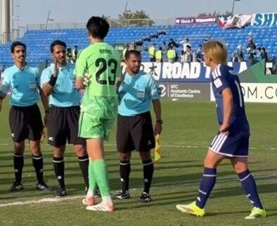 한국과 일본의 2026 AFC U-23 아시안컵 4강 경기장면/AFC