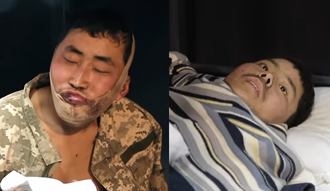 리강은(왼쪽)과 백평강. [우크라이나 정보국·MBC ‘PD수첩’]