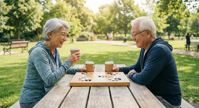 노년기에 악력 저하와 체중 감소가 커피 섭취량이 많은 집단에서 상대적으로 덜 나타났다. 사진 = 제미나이 생성 이미지