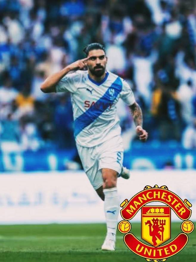 사우디 알힐랄서 뛰는 포르투갈 미드필더 후벵 네베스는 겨울 이적시장서 꾸준히 맨유와 연결되고 있어 시선을 모은다. 사진출처｜SNS