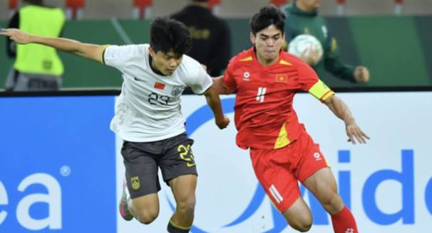 베트남-중국 경기 모습. /사진=AFC 공식 홈페이지 갈무리