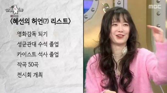 구혜선 허언증 조롱 받았던 과거...지금 싹 사라져 (라스)[종합]